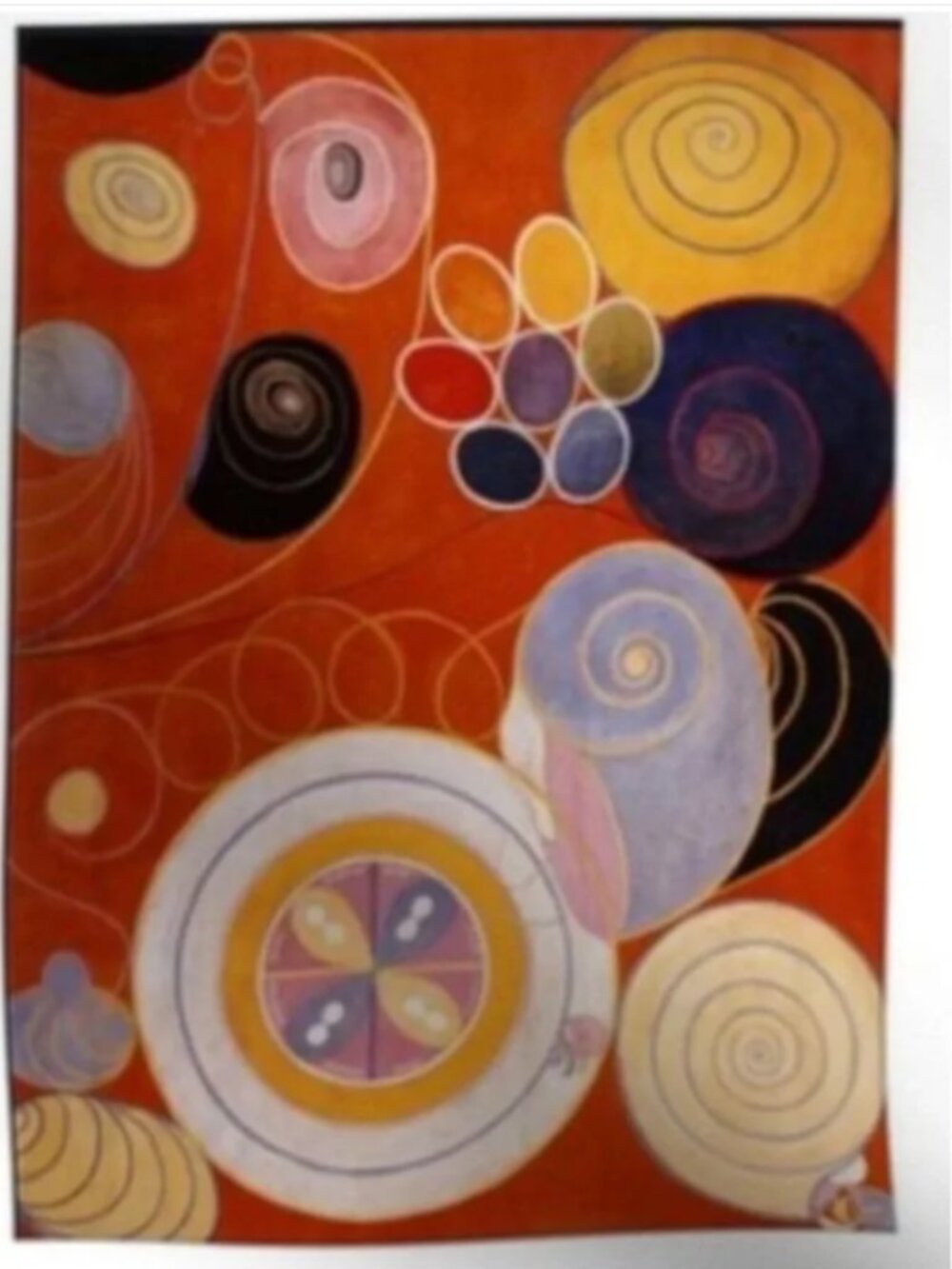 Fabric Appliqué, Hilma af Klint, Cotton
